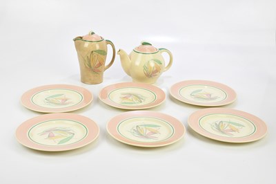 Lot 2629 - SUSIE COOPER; a set of six plates, a coffee...