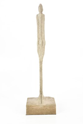 Lot 1616 - IN THE STYLE OF ALBERTO GIACOMETTI; a concrete...