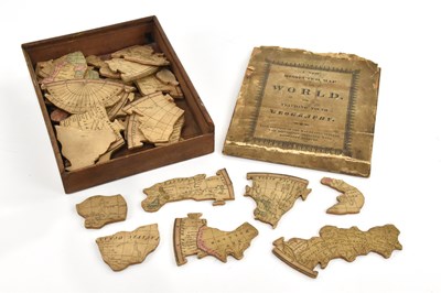 Lot 2109 - A 19th century 'A New Dissected Map of the...