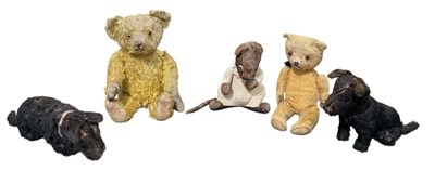 Lot 560 - Five early 20th century and later plush...