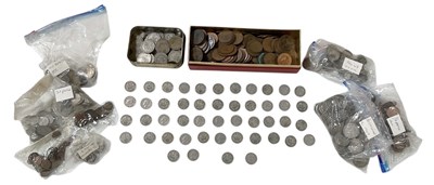 Lot 1399 - A collection of assorted GB coins, including...