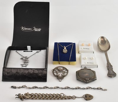 Lot 1363 - GEORG JENSEN; an early 20th century Danish 925...