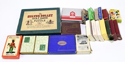 Lot 184 - A Silver Bullet golf game and puzzle, together...