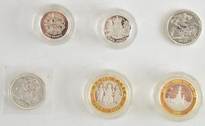 Lot 1416 - An encapsulated Elizabeth II 2002 silver one...