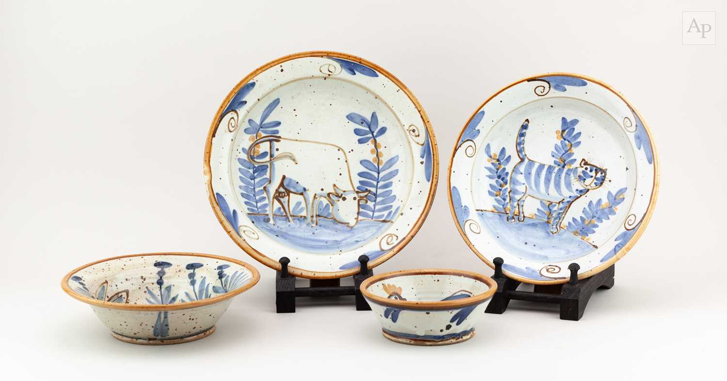 Lot 25 - ANDREW MCGARVA (born 1956); four stoneware...