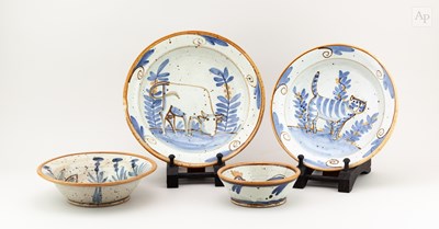 Lot 25 - ANDREW MCGARVA (born 1956); four stoneware...