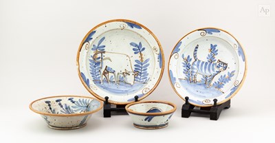 Lot 25 - ANDREW MCGARVA (born 1956); four stoneware...