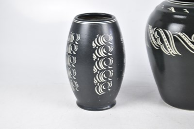 Lot 357 - PARSONS OF CHESTERFIELD; two Art Pottery vases