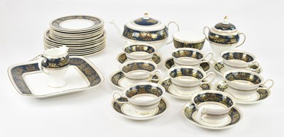 Lot 2621 - WEDGWOOD; a 'Columbia' pattern tea service,...