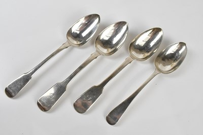 Lot 2189 - JONATHAN HAYNE; a pair of Georgian hallmarked...
