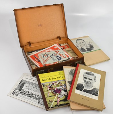Lot 1711 - A collection of football magazines, postcards...