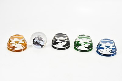 Lot 2383 - BACCARAT; four paperweights, 'The Prince of...