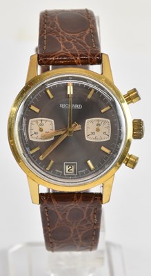 Lot 1442 - RICHARD; a 1970s gentleman's stainless steel...