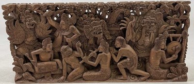 Lot 345 - A well detailed Balinese three-dimensional...