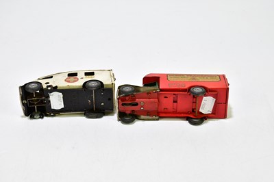 Lot 143 - TRI-ANG; a clockwork tinplate 'Minic Transport'...