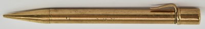 Lot 1201 - SAMPSON MORDAN & CO; a 9ct yellow gold...