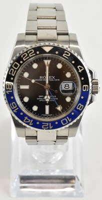 Lot 1432 - ROLEX; a gentleman's stainless steel automatic...