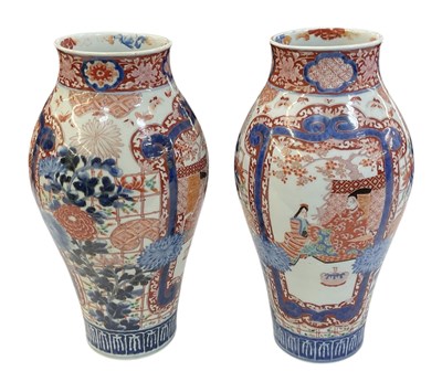 Lot 1044 - A large pair of late 19th century Japanese...