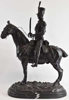 Lot 646 - A late 19th/early 20th century bronze figure...