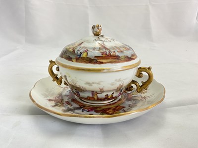 Lot 254 - IN THE STYLE OF MEISSEN; a late 19th century...