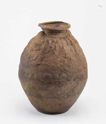 Lot 109 - CHARLES BOUND (born 1939); a lugged wood fired...