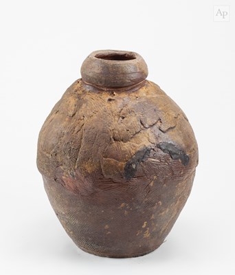 Lot 112 - CHARLES BOUND (born 1939); a lugged wood fired...