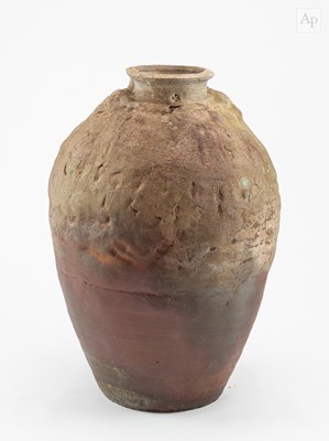 Lot 118 - CHARLES BOUND (born 1939); a tall lugged wood...