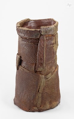 Lot 99 - CHARLES BOUND (born 1939); a large cylindrical...