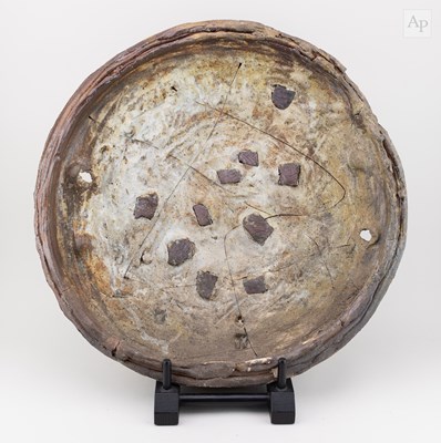 Lot 100 - CHARLES BOUND (born 1939); a large wood fired...
