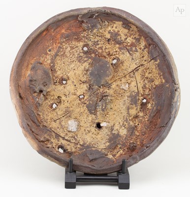 Lot 101 - CHARLES BOUND (born 1939); a large wood fired...