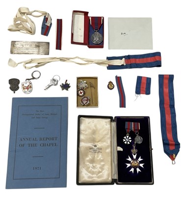 Lot 292 - A collection of assorted medals and badges...