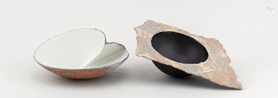Lot 135 - CLARE CONRAD (born 1948); two stoneware bowl...