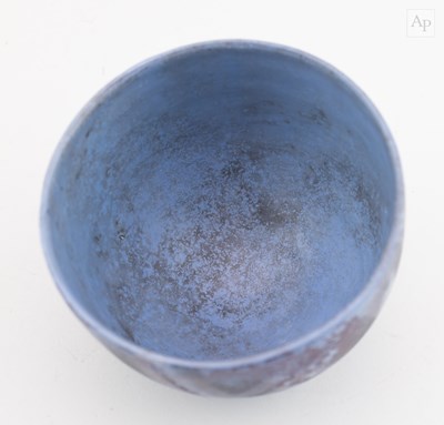 Lot 31 - ANNE JAMES (born 1937); a raku bowl with...
