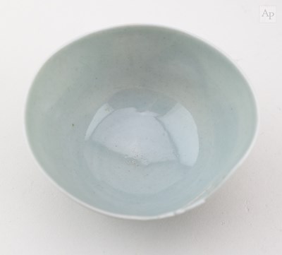 Lot 31 - ANNE JAMES (born 1937); a raku bowl with...