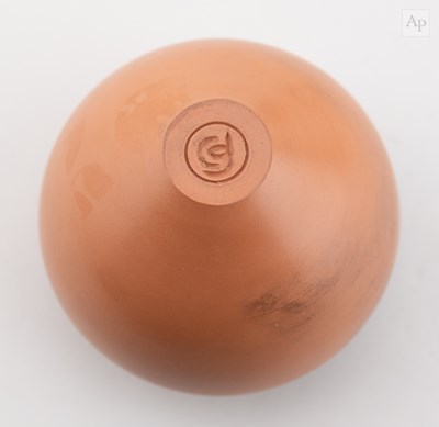 Lot 31 - ANNE JAMES (born 1937); a raku bowl with...
