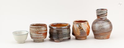 Lot 438 - MICKI SCHLOESSINGK (born 1949); a salt glazed...