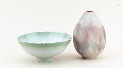 Lot 169 - DAVID JAMES WHITE (1934-2011); a porcelain...