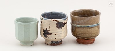 Lot 300 - JIM MALONE (born 1946); a stoneware yunomi...