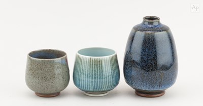 Lot 510 - PETER SPARREY (born 1967); a stoneware bottle...