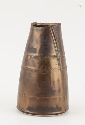 Lot 498 - PETER BEARD (born 1951); a tapered stoneware...