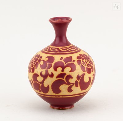 Lot 197 - DONALD MILLS (1922-1996); a stoneware bottle...