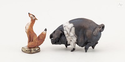Lot 130 - CHRISTINE CUMMINGS (1969-2023); a raku...