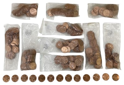 Lot 1418 - A bag of approx five hundred 1960 pennies (mint).