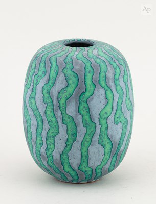Lot 497 - PETER BEARD (born 1951); a stoneware vessel...