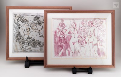 Lot 214 - ERIC JAMES MELLON (1925-2014); a pair of...
