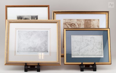 Lot 217 - ERIC JAMES MELLON (1925-2014); four etchings...