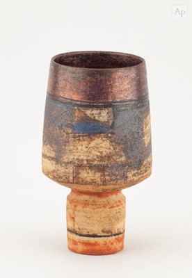 Lot 583 - ROBIN WELCH (1936-2019); a stoneware 'torch...