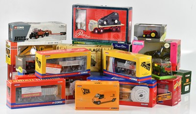 Lot 2017 - CORGI; a collection of diecast model trucks...