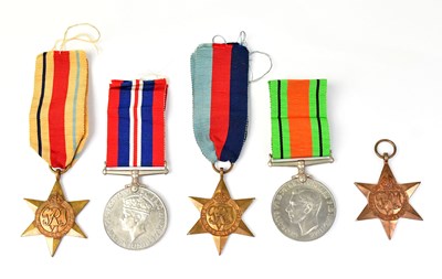 Lot 926 - A WWII medal group comprising the War Medal,...