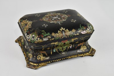Lot 1423 - JENNENS & BETTRIDGE; a papier mâché and mother...